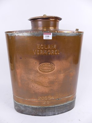 Lot 110 - An early 20th century French eclair vermorel...