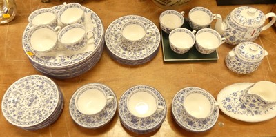 Lot 119 - A Minton Shalimar pattern porcelain tea and...