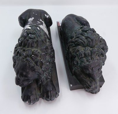 Lot 135 - After Kenova, a pair of resin models of...