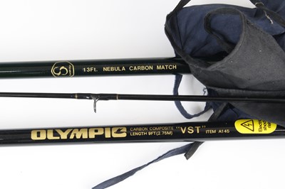 Lot 3510 - An Olympic VST 9' two-piece carbon rod,...