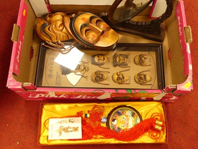 Lot 153 - A collection of Asian items to include a...