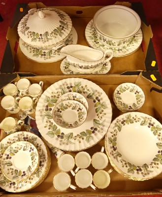 Lot 147 - A Royal Worcester Lavinia pattern coffee and...