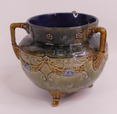 Lot 158 - A Doulton Lambeth tubeline decorated stoneware...