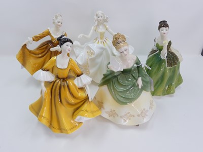 Lot 194 - A collection of five Royal Doulton figures of...