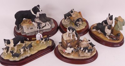 Lot 197 - A collection of Border Fine Arts resin Border...