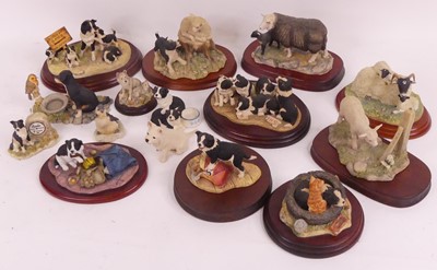 Lot 198 - A collection of Border Fine Arts resin models...