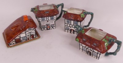 Lot 168 - A group of John Haddock & Sons Rustic pattern...