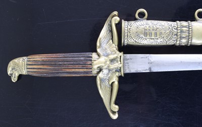 Lot 3321 - A Hungarian 1932? pattern dress dagger, having...