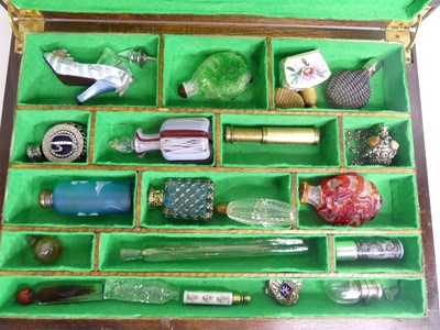 Lot 366 - A collection of scent bottles, to include...