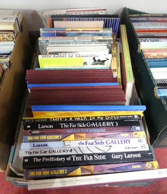 Lot 577 - A collection of books, to include Gary Larson...