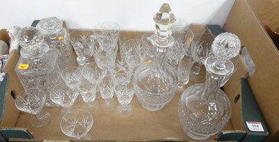 Lot 554 - A collection of crystal glassware, to include...