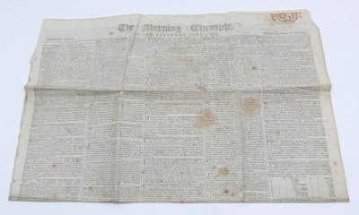 Lot 335 - The Morning Chronicle, London, Saturday, July...