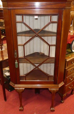 Lot 1170 - An early 20th century mahogany single door...