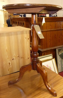 Lot 1190 - A Regency mahogany oval tilt-top pedestal...