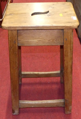 Lot 1160 - An early 20th century rustic stained pine work...