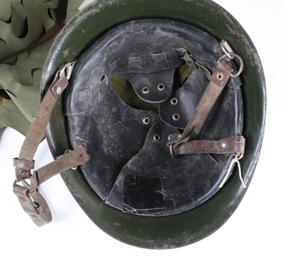 Lot 3366 - A Romanian M1974 steel helmet, Warsaw Pact era....