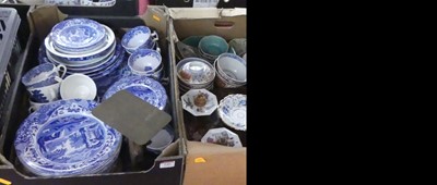 Lot 540 - Three boxes of mixed ceramics to include...