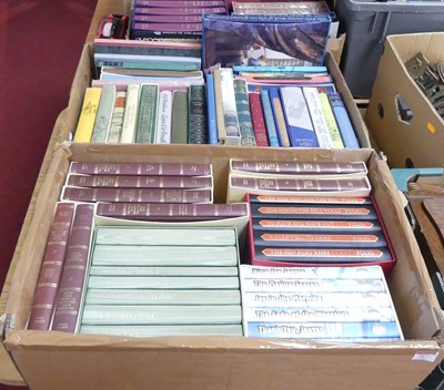 Lot 517 - Two boxes of Folio Society books, to include...