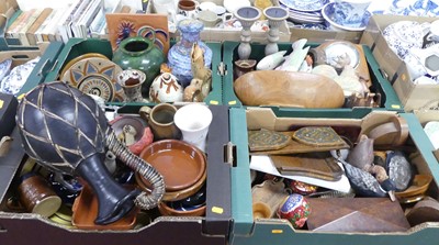 Lot 510 - Four boxes of miscellaneous items to include...