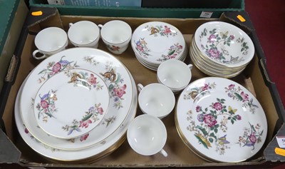 Lot 507 - A Wedgwood Charnwood pattern part tea and...