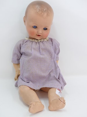 Lot 475 - A vintage GEO of Germany celluloid doll,...