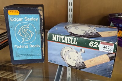 Lot 467 - A Mitchell 624 fishing reel, boxed, together...