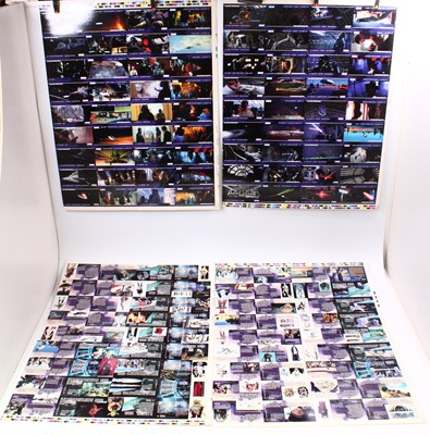 Lot 1919 - A collection of four Topps Wide Vision uncut...