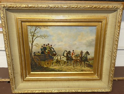 Lot 1005 - Follower of John Charles Maggs - Stagecoach...