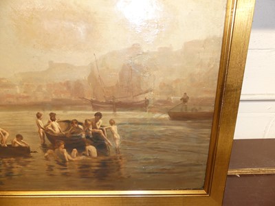 Lot 1007 - After Henry Scott Tuke - The Water-Rats, oil...