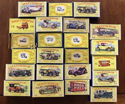 Lot 1404 - A tray containing Matchbox Models of...