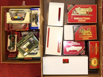 Lot 1513 - Two boxes containing mostly Matchbox modern...