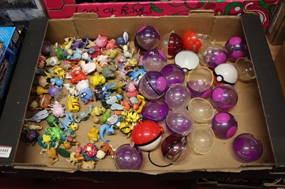 Lot 1441 - A tray containing Pokemon Tomy action figure...