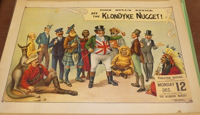 Lot 1044 - Five various theatrical advertising posters,...