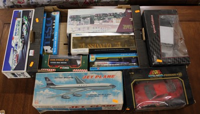 Lot 1532 - One box of mixed diecast and plastic...