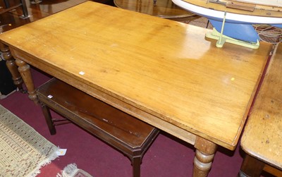 Lot 1226 - A Victorian pine based and later ply topped...