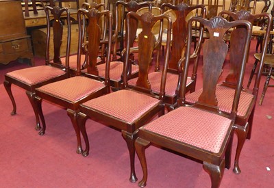 Lot 1282 - A set of eight early 20th century mahogany...