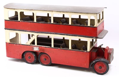 Lot 2018 - A Triang Toys early 20th century double decker...