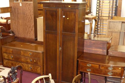 Lot 1286 - An early 20th century mahogany double door...