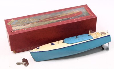 Lot 2001 - A Hornby speedboat No. 2 titled Racer 2...