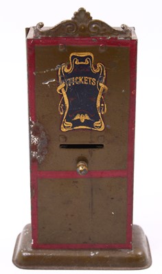 Lot 381 - Bing (GBN) tinplate Gauge 1 ticket dispenser,...