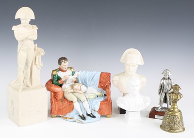 Lot 106 - A Sitzendorf porcelain figure of Napoleon...