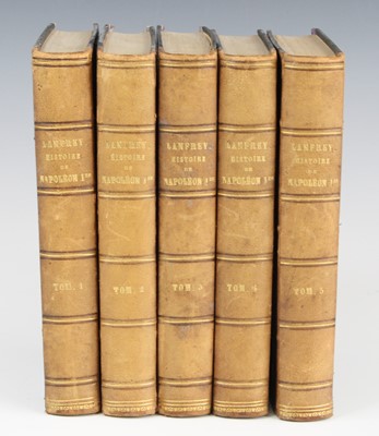 Lot 103 - Lanfrey, Pierre: Histoire de Napoleon I, vols...