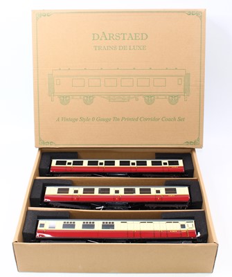 Lot 202 - Sets of three Darstead coaches BR Gresley...