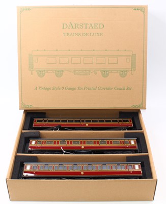 Lot 204 - Sets of three Darstead coaches LMS Period 1...