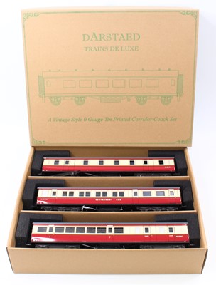 Lot 205 - Sets of three Darstead coaches, BR ex LMS...