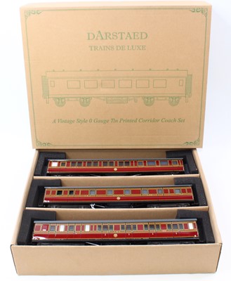 Lot 203 - Sets of three Darstead coaches, LMS Period 1...