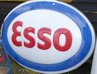 Lot 19 - A moulded perspex fascia sign for ESSO, 133 x...