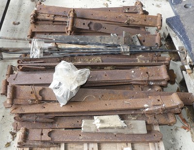 Lot 82 - A pallet containing a large quantity of iron...