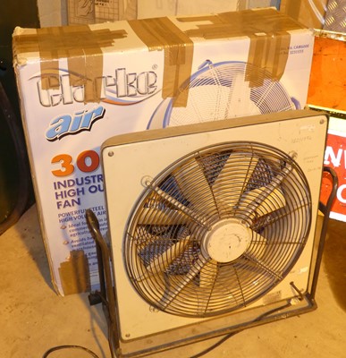 Lot 133 - A 30" industrial high output electric fan...