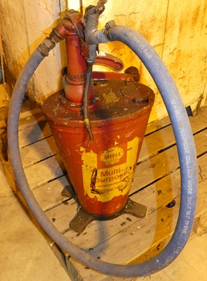 Lot 141 - A Shell forecourt oil dispenser